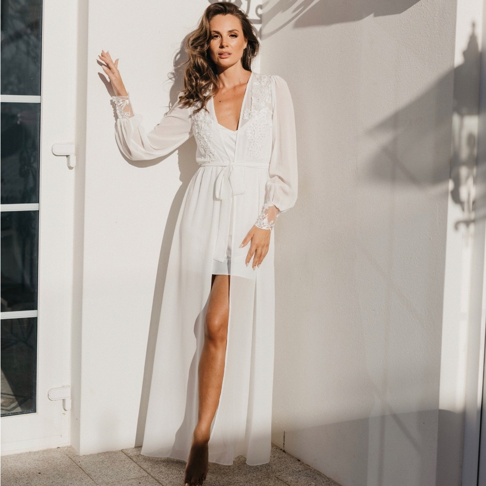 La rose bridal robe